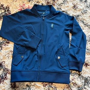 Navy Blue golf athletic Jacket